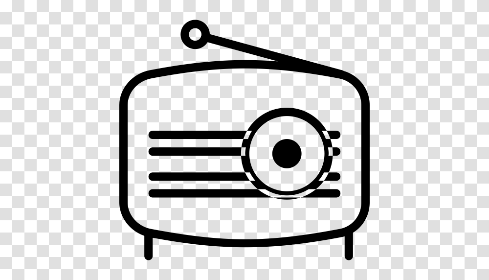 Old Radio Icon With And Vector Format For Free Unlimited, Gray, World Of Warcraft Transparent Png