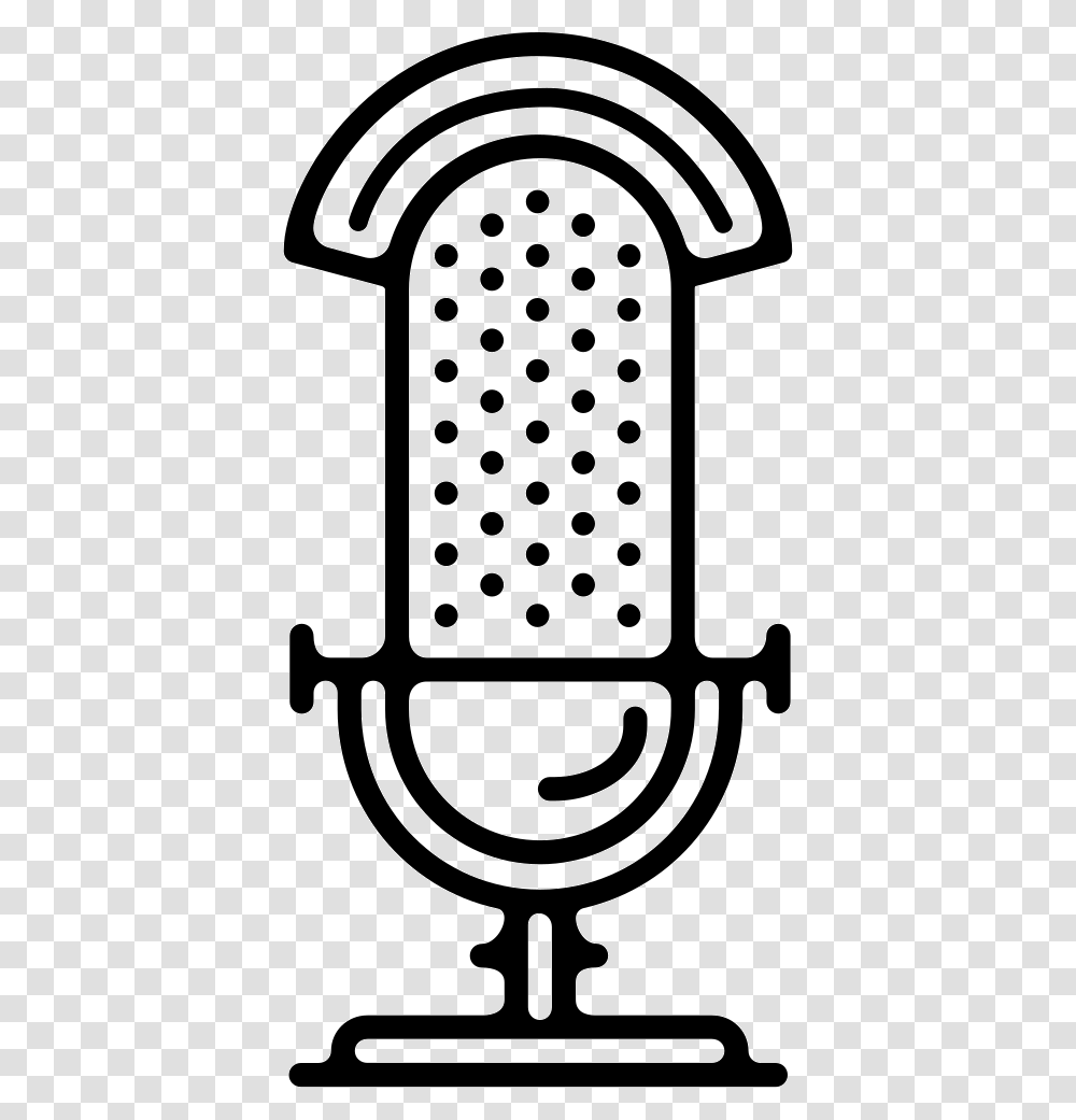 Old Radio Microphone Icon Free Download, Emblem, Weapon, Weaponry Transparent Png