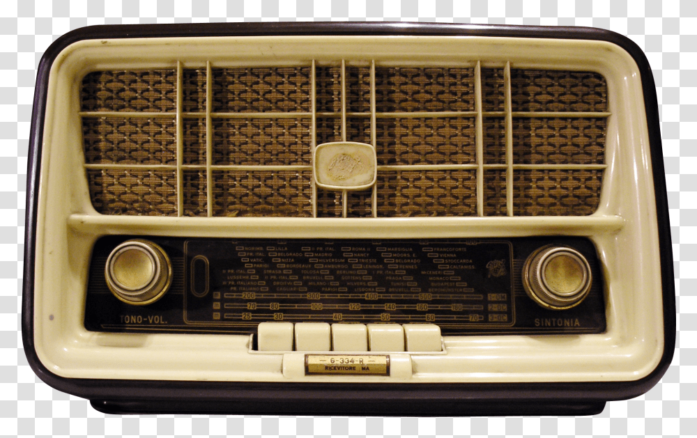 Old Radio, Microwave, Oven, Appliance Transparent Png