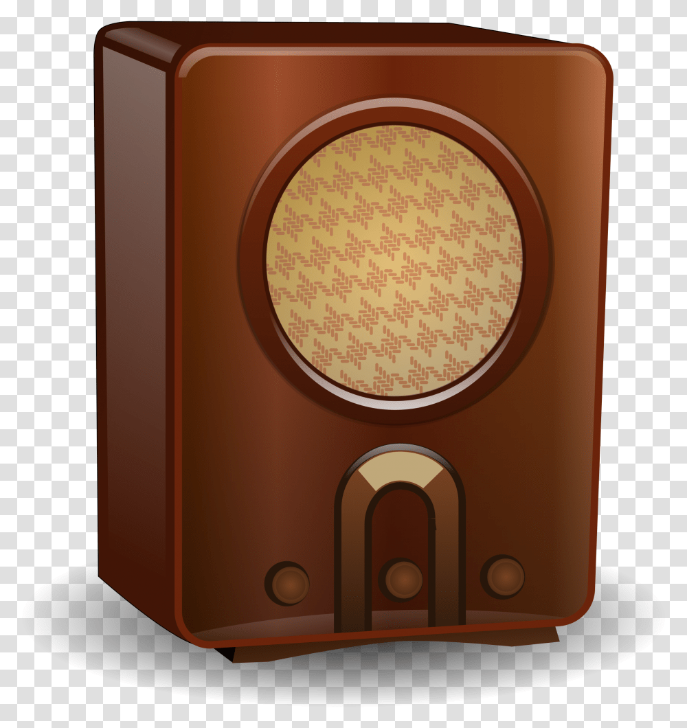 Old Radio Vector Drawing Old Time Radio Clipart Transparent Png
