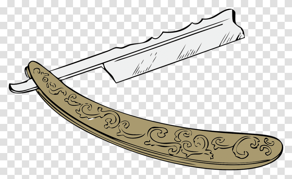 Old Razor Clipart, Weapon, Weaponry, Blade, Canoe Transparent Png