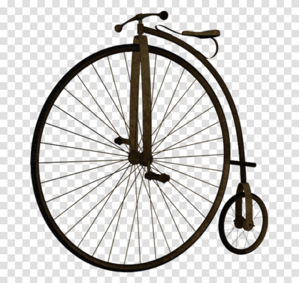 Old Retro Rusty Vintage Bicycle Steampunkfreetoedit Bike Wheel, Spoke, Machine, Vehicle, Transportation Transparent Png