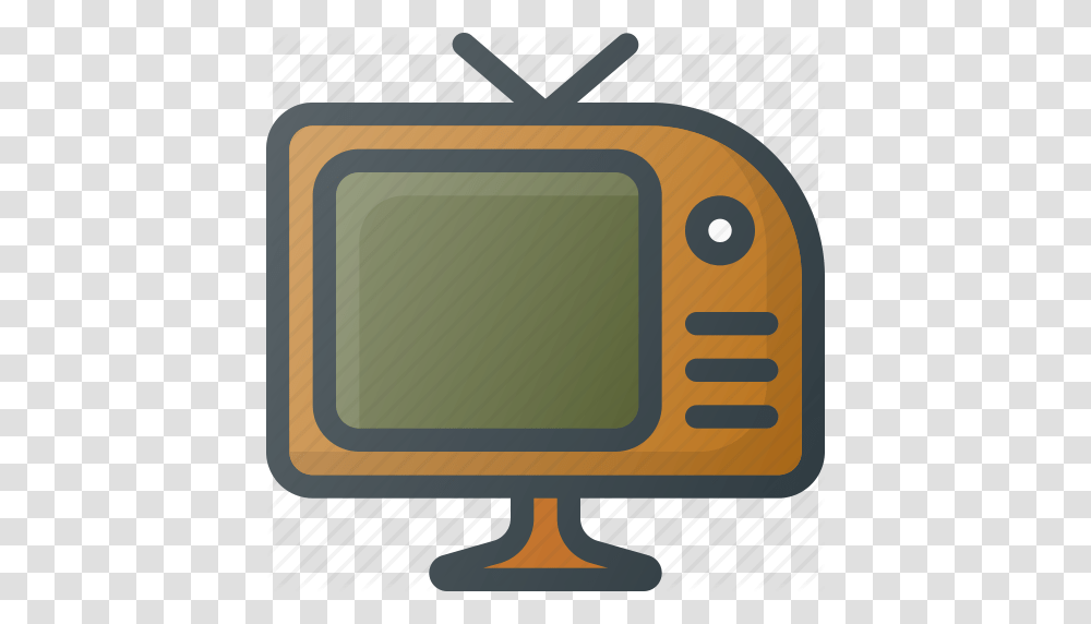 Old Retro Tv Icon, Electronics, Computer, Monitor, Screen Transparent Png