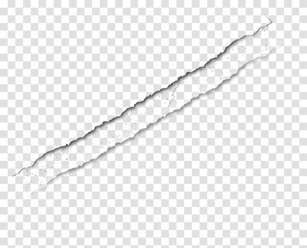 Old Ripped Open Paper Overlay Vintage Broken Sketch, Weapon, Weaponry, Sword, Blade Transparent Png