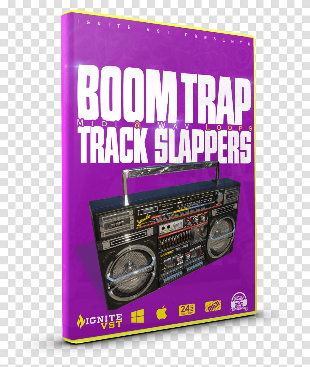 Old School Boom Box, Poster, Advertisement, Flyer, Paper Transparent Png