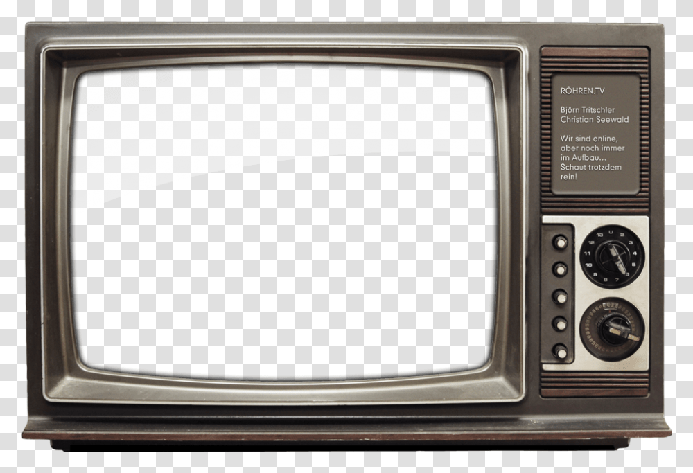 Old School Box Tv, Monitor, Screen, Electronics, Display Transparent Png