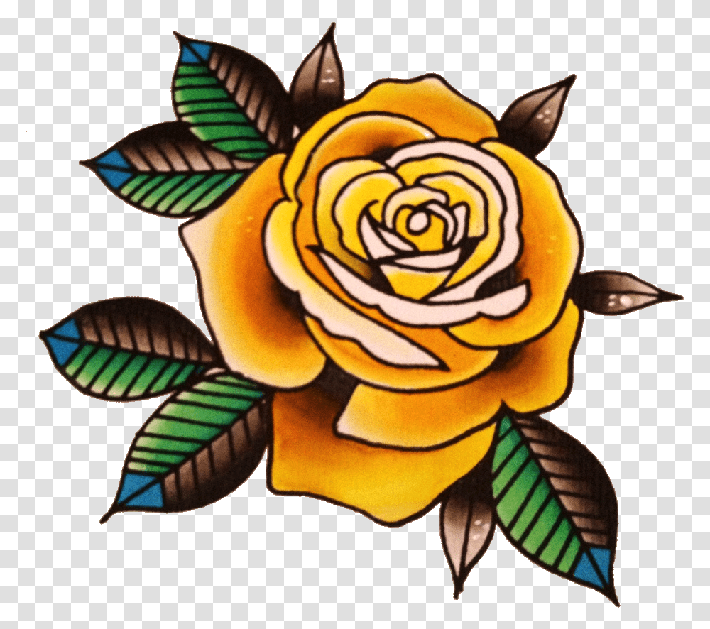 Old School Flower Tattoo, Pattern, Floral Design Transparent Png