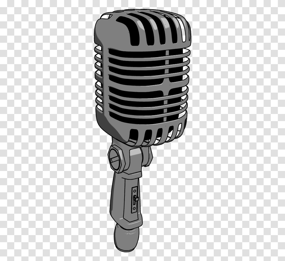 Old School Mic, Electrical Device, Microphone Transparent Png