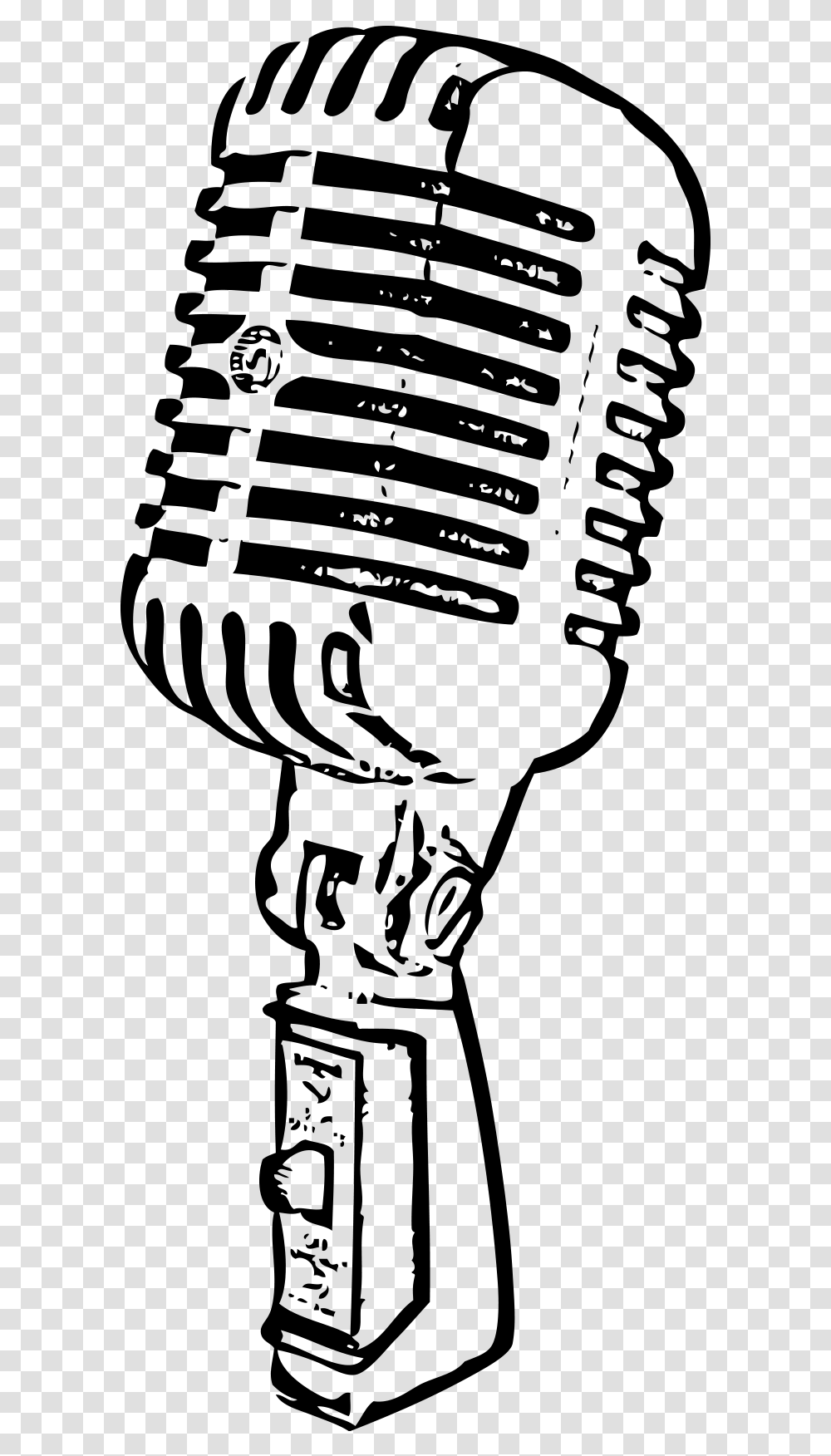 Old School Microphone Vector, Gray, World Of Warcraft Transparent Png