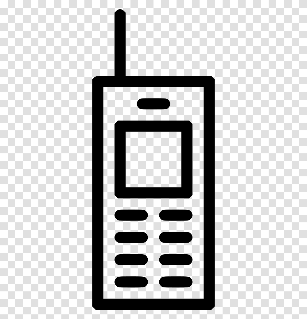 Old School Mobile Phone Workstation Icon Free Download, Electronics, Cell Phone, Iphone Transparent Png