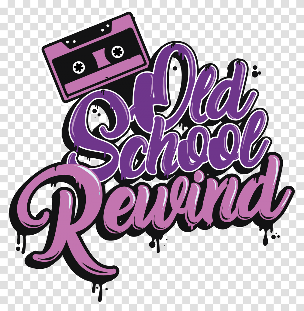 Old School Rewind, Purple, Flyer, Poster Transparent Png