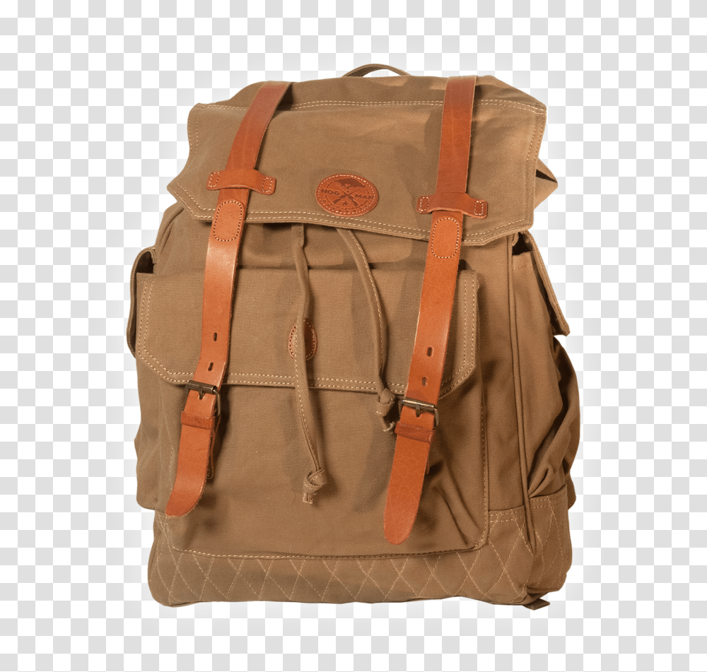 Old School Rucksack, Backpack, Bag, Khaki Transparent Png