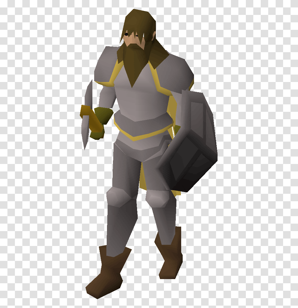 Old School Runescape Black Knight, Toy, Costume, Armor, Statue Transparent Png