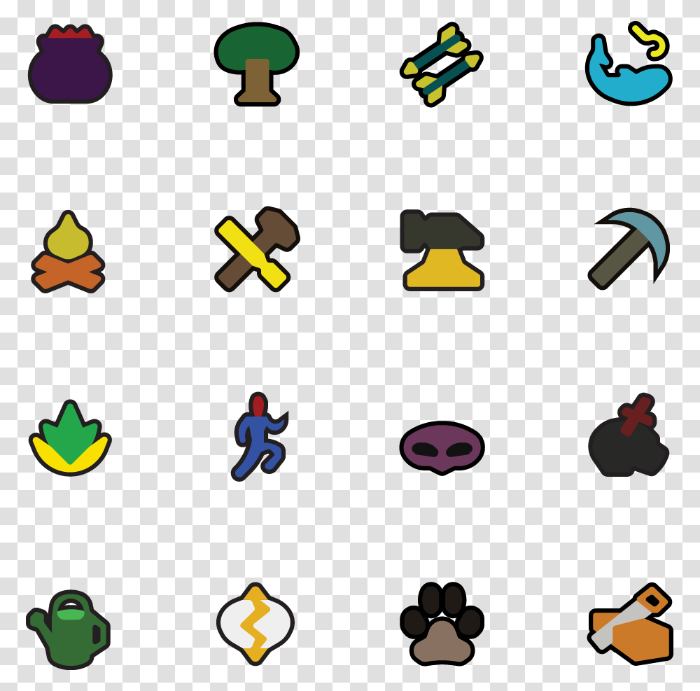 Old School Runescape Skill Icons, Alphabet, Number Transparent Png