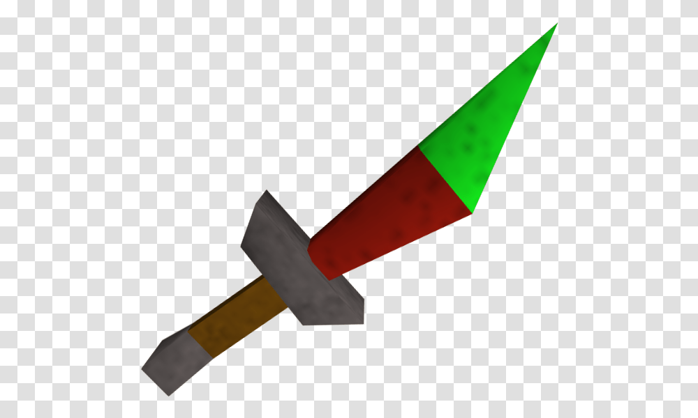 Old School Runescape Weapons Runescape Poison Dragon Dagger, Axe, Tool, Knife, Blade Transparent Png