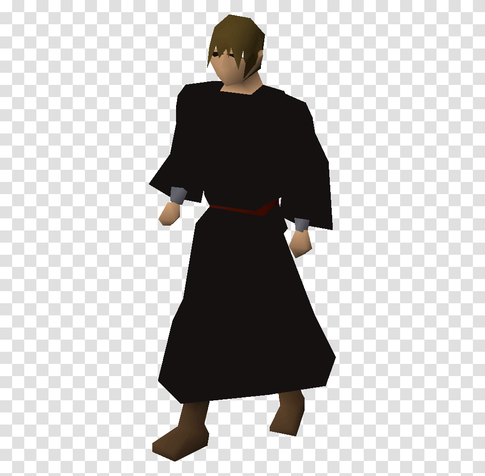 Old School Runescape Wiki Osrs Black Wizard Robe T, Skirt, Costume, Fashion Transparent Png