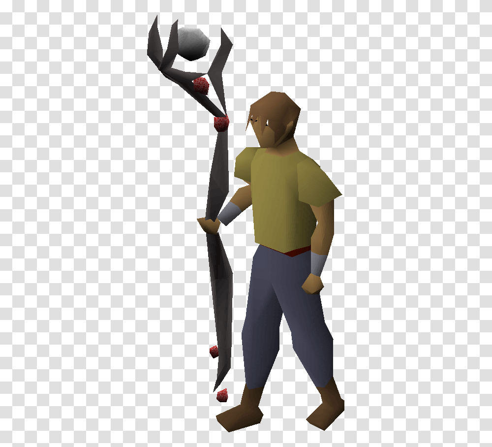 Old School Runescape Wiki Osrs Lava Staff Upgrade, Person, People, Figurine Transparent Png