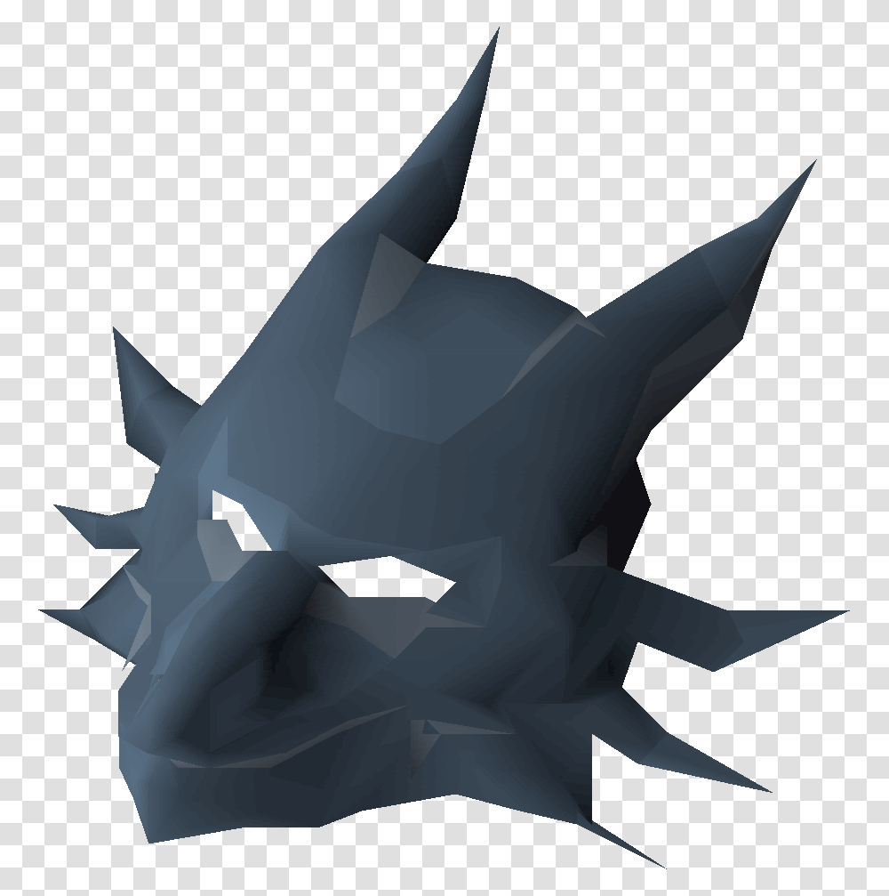 Old School Runescape Wiki Ro Ghoul Black Dragon Mask, Crystal, Airplane, Transportation Transparent Png
