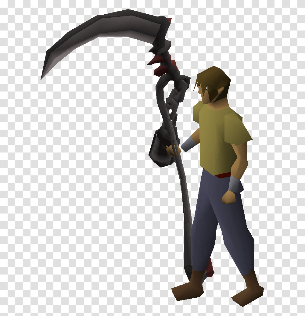 Old School Runescape Wiki Scythe Of Vitur Osrs, Person, Human, Pants Transparent Png