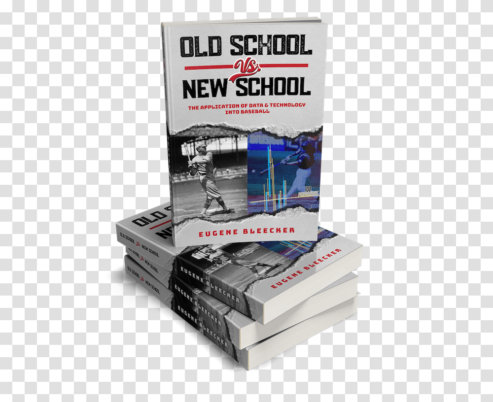 Old School Vs New School Baseball Book, Person, Human, Advertisement, Poster Transparent Png