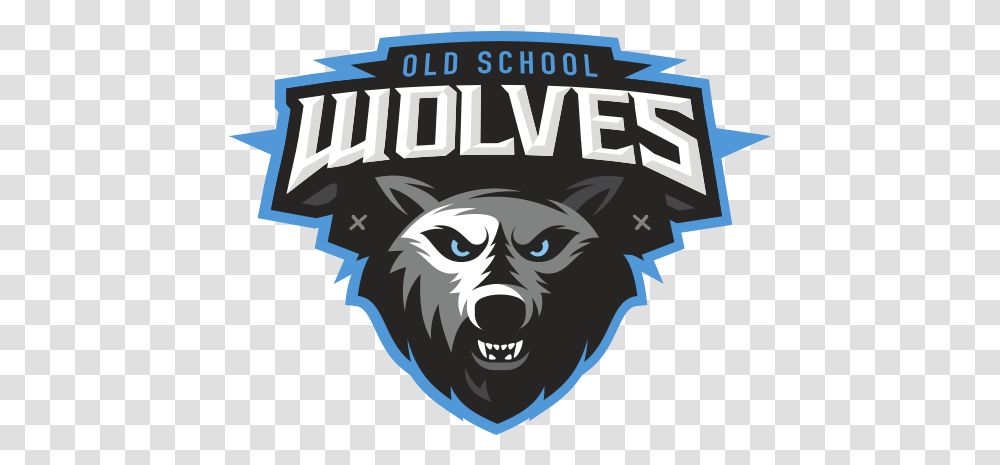 Old School Wolves Wolves Logo Design, Poster, Label, Text, Animal Transparent Png