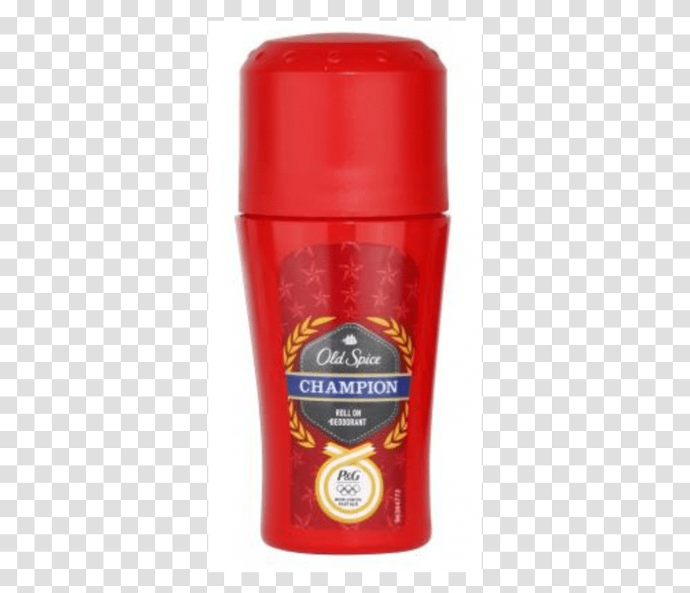 Old Spice Champion Deo Roll On Ml, Cosmetics, Deodorant, Ketchup, Food Transparent Png