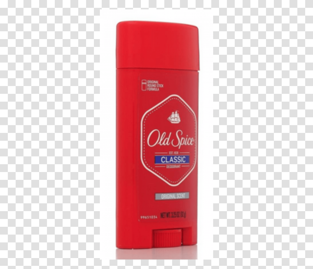Old Spice Classic Deodorant Original, Cosmetics, Bottle, Ketchup, Food Transparent Png