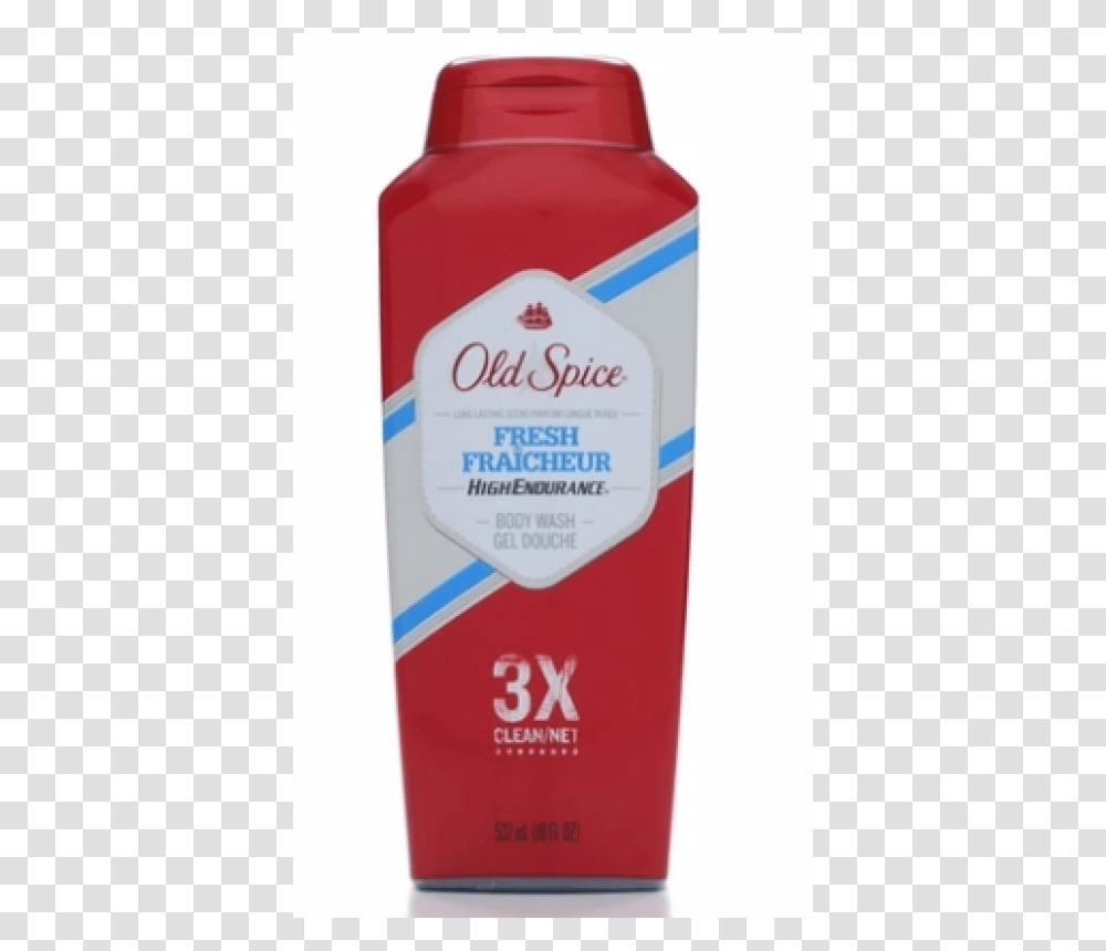 Old Spice High Endurance Body Wash Fresh Oz Bottle, Cosmetics, Shaker, Lotion, Ketchup Transparent Png
