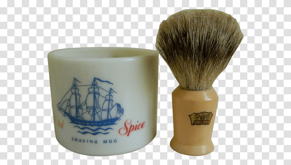 Old Spice Shave Brush, Tool, Cosmetics, Bottle, Aftershave Transparent Png