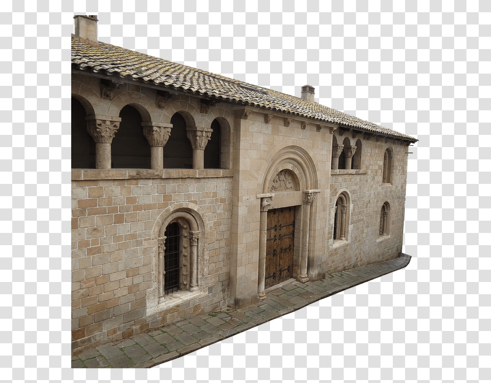 Old Stone House, Architecture, Building, Roof, Arched Transparent Png