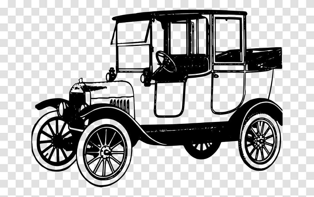Old Style Car Ford Model T Clipart, Gray, World Of Warcraft Transparent Png