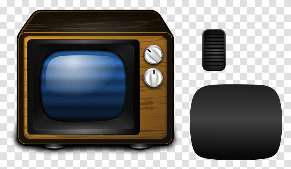 Old Style Small Tv, Monitor, Screen, Electronics, Display Transparent Png