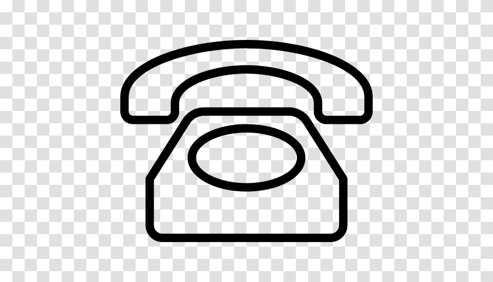 Old Telephone Icon Line Iconset Iconsmind, Label, Alphabet Transparent Png
