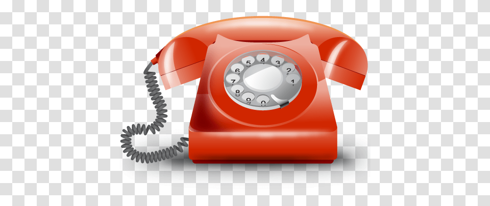 Old Telephone Red Phone Icon, Electronics, Dial Telephone Transparent Png