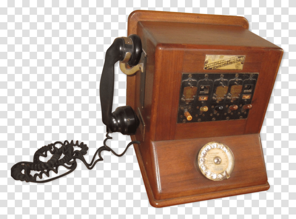 Old Telephone StandardquotSrcquothttps, Electronics, Dial Telephone, Box Transparent Png