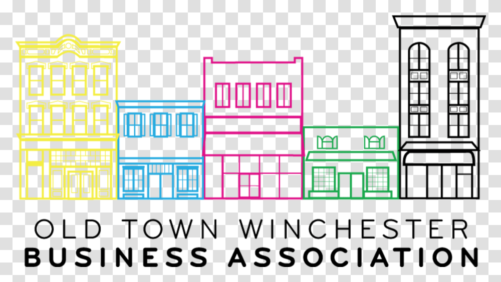 Old Town Winchester Business Association Riedel Glas Logo, Scoreboard, Word, Plan Transparent Png