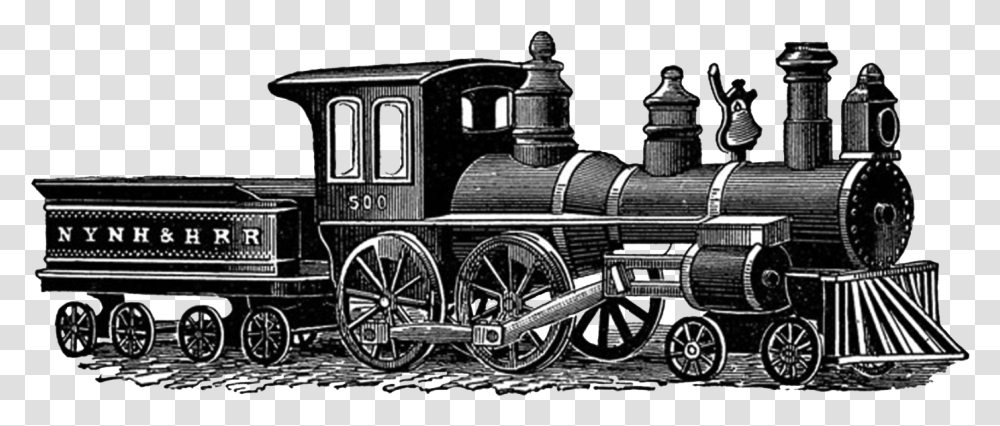 Old Train Background, Locomotive, Vehicle, Transportation, Steam Engine Transparent Png