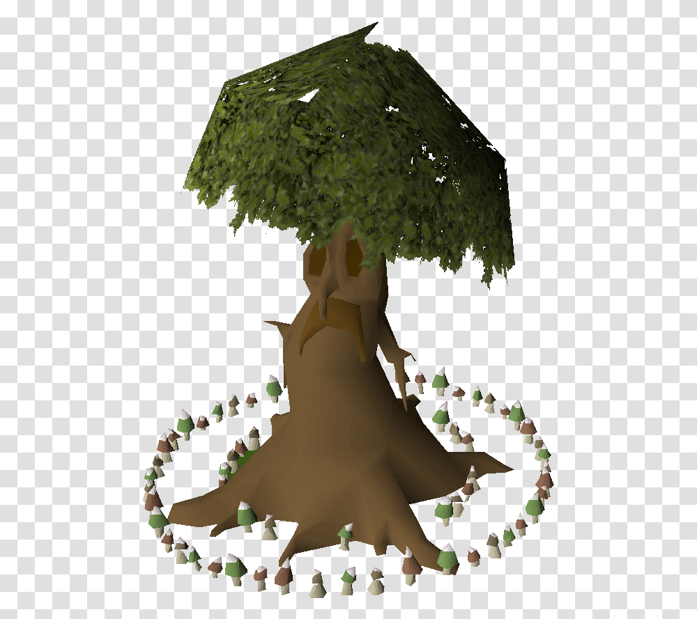 Old Tree Spirit Tree Osrs Hd Download Original Size Spirit Tree And Fairy Ring, Sweets, Food, Figurine, Clothing Transparent Png