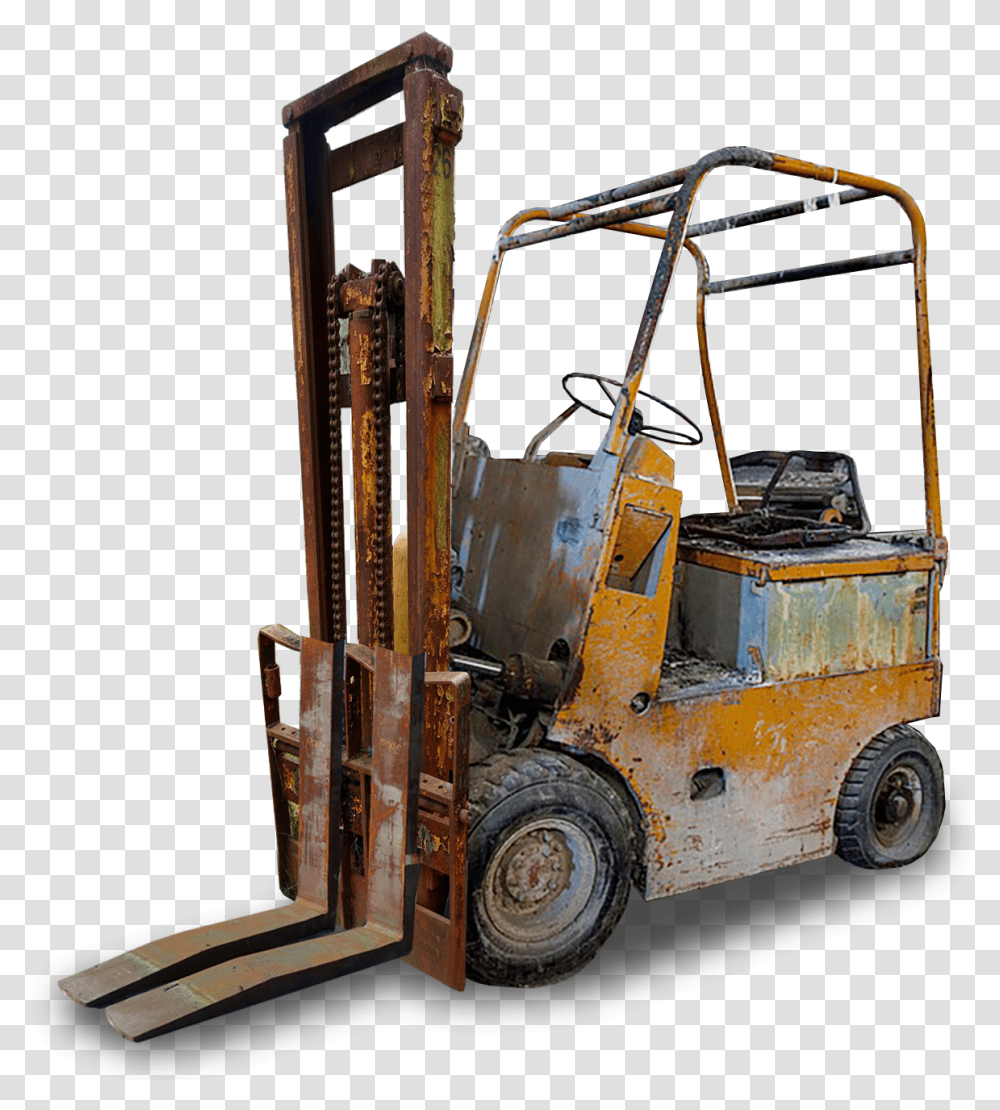 Old Truck, Bulldozer, Tractor, Vehicle, Transportation Transparent Png