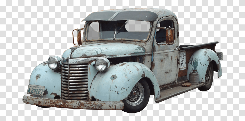 Old Truck Hd Hdpng Images Pluspng Old Pickup Truck, Wheel, Machine, Transportation, Vehicle Transparent Png