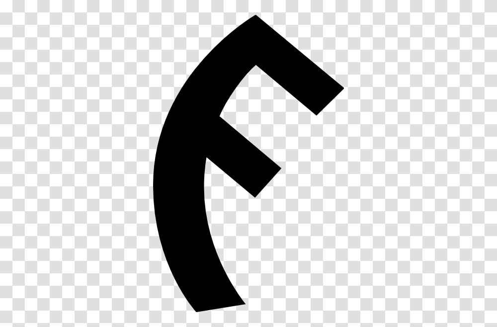 Old Turkic Letter G Clip Art Free Vector, Number, Alphabet Transparent Png