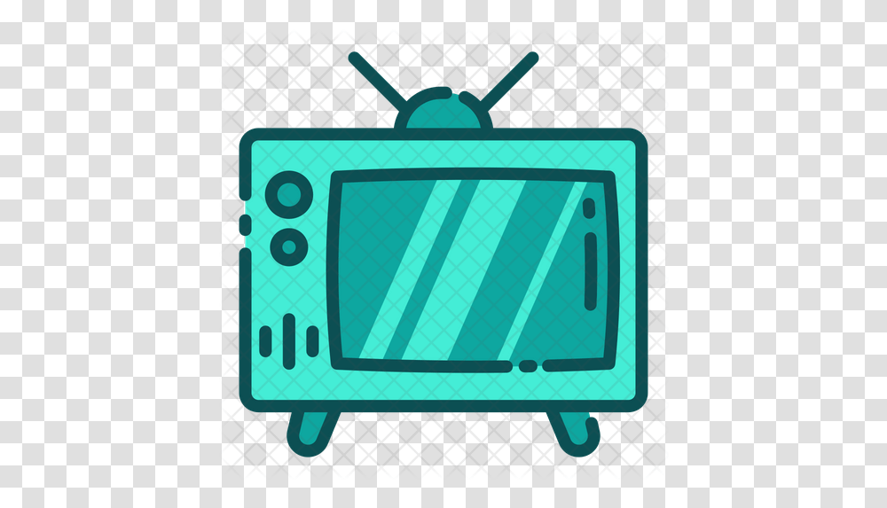 Old Tv Icon Illustration, Electronics, Screen, Monitor Transparent Png