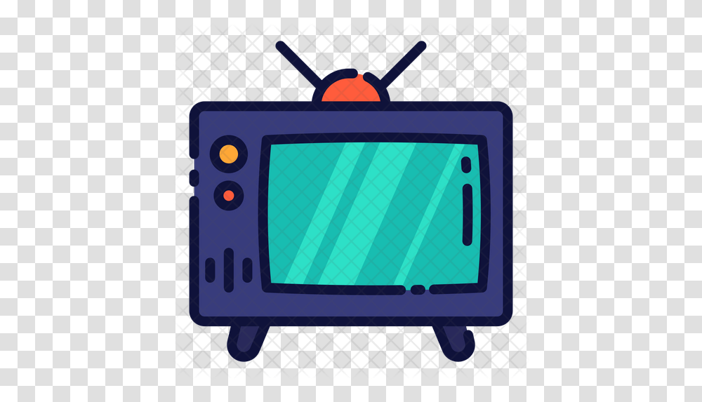 Old Tv Icon Screen, Monitor, Electronics, Display, Television Transparent Png