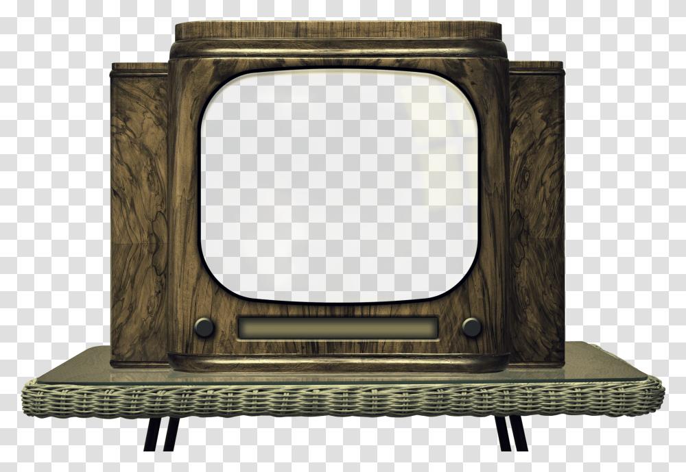 Old Tv Imag Old Fashioned Television, Monitor, Screen, Electronics, Display Transparent Png