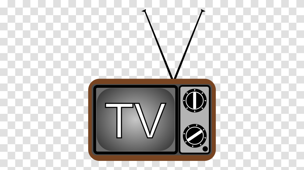 Old Tv Set Vector Illustration, Monitor, Screen, Electronics, Display Transparent Png