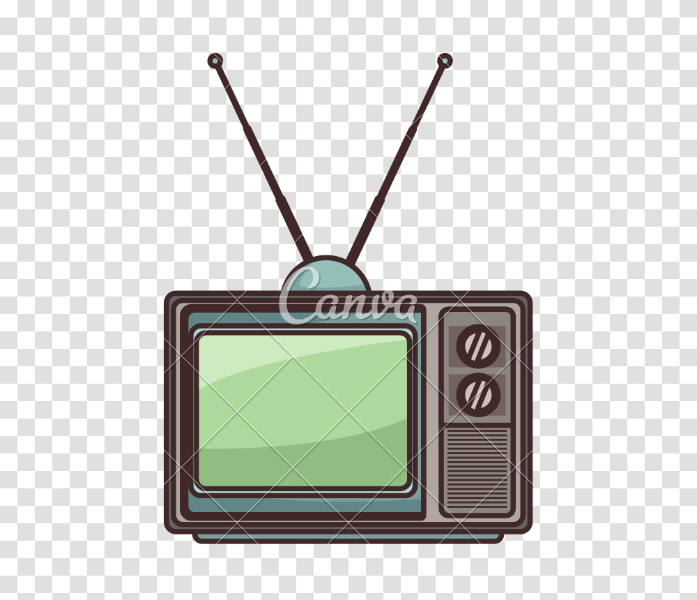 Old Tv Technology, Monitor, Screen, Electronics, Display Transparent Png
