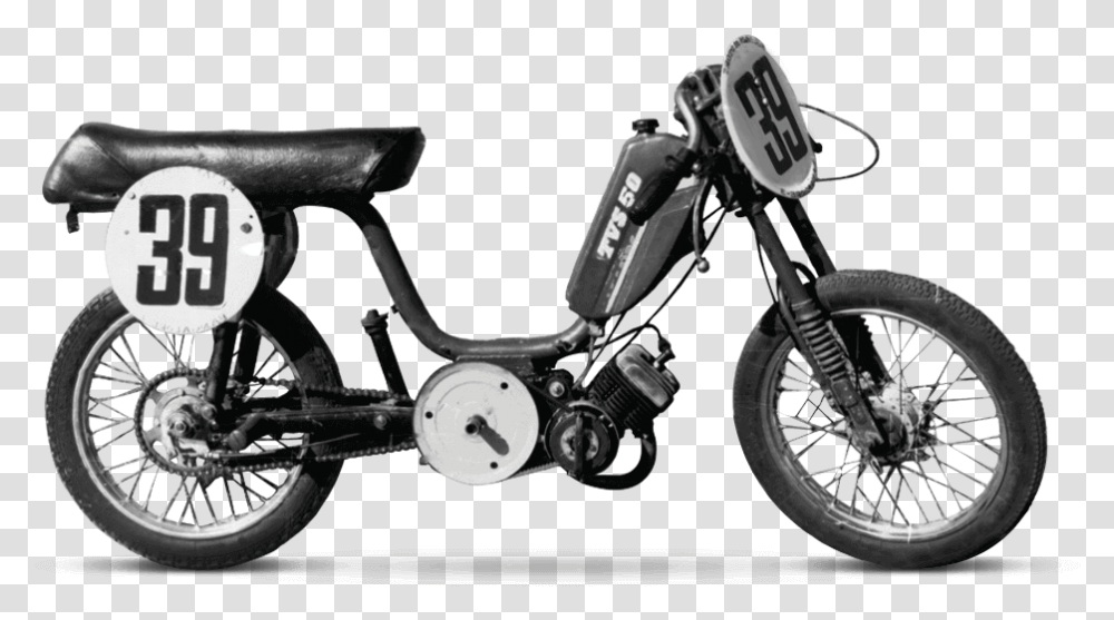 Old Tvs 50 Bike, Wheel, Machine, Motorcycle, Vehicle Transparent Png