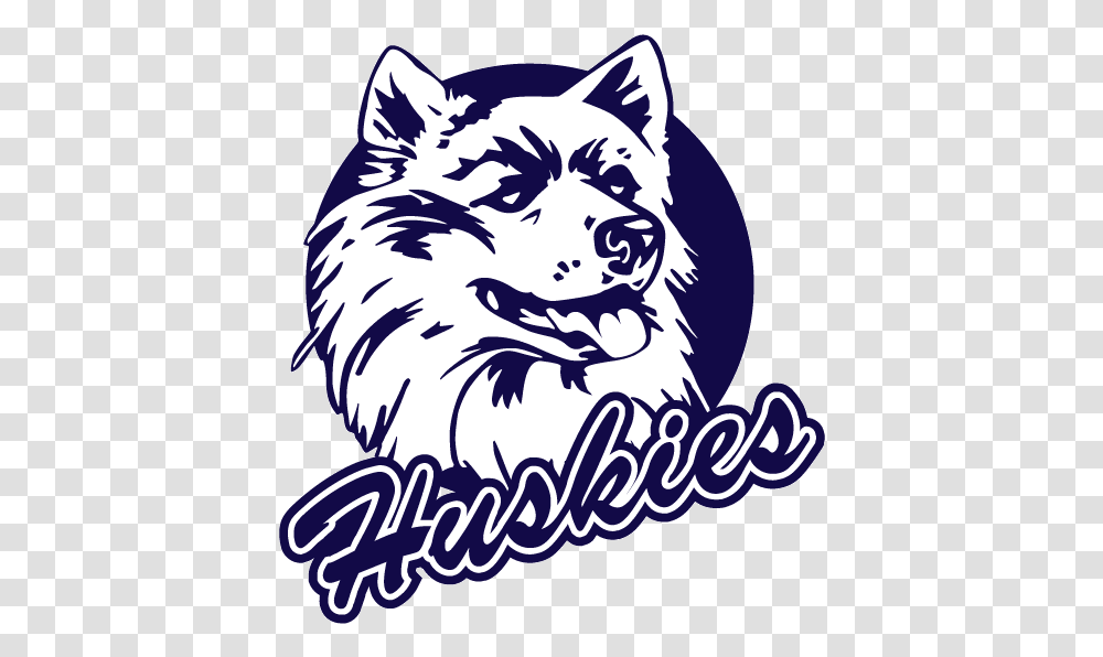 Old Uconn Logos Uconn Huskies Logo, Plant, Label, Text, Graphics Transparent Png