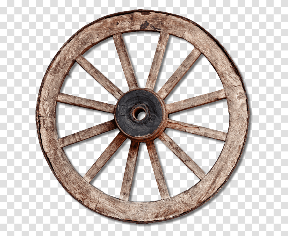 Old Wagon Wheel Old Wagon Wheel, Machine, Spoke, Car Wheel Transparent Png