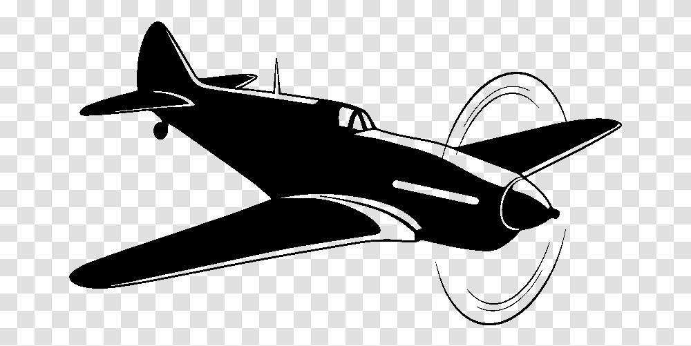 Old War Plane Silhouette, Gray, World Of Warcraft Transparent Png